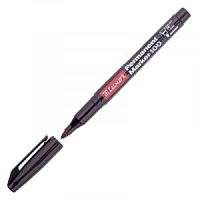 Маркер перманентный Luxor 1-2 мм, черный картинка 